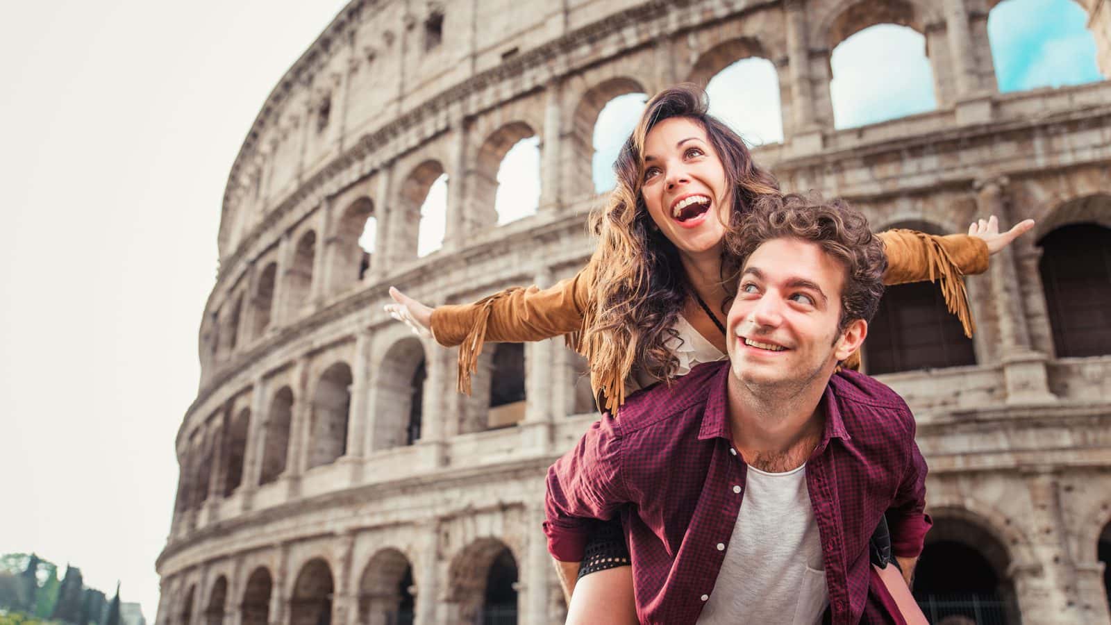 Rome Stedentrip Voucher: 3 dagen + hop-on-hop-off bus voor 2