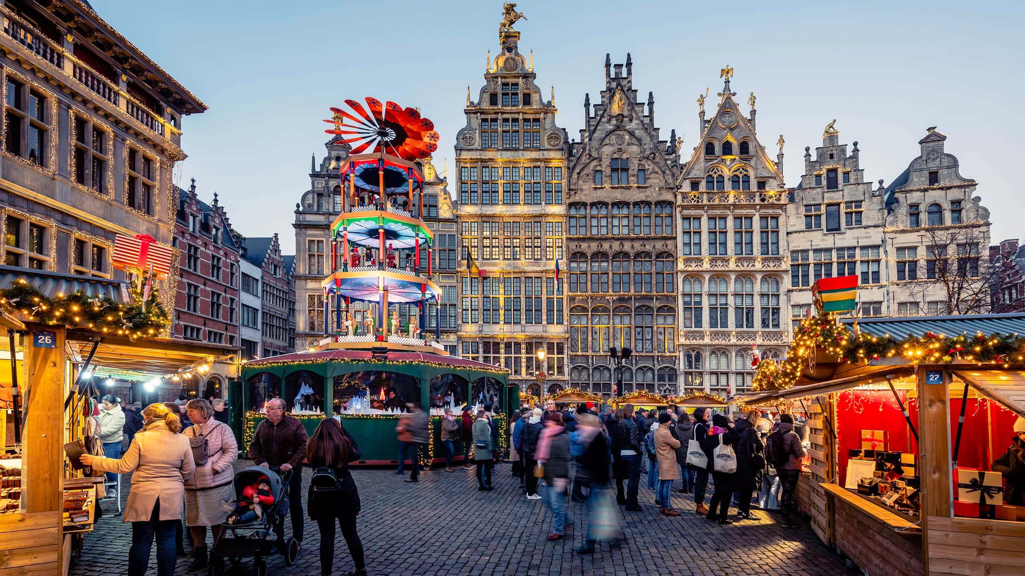 Beleef de winterse gezelligheid in Antwerpen